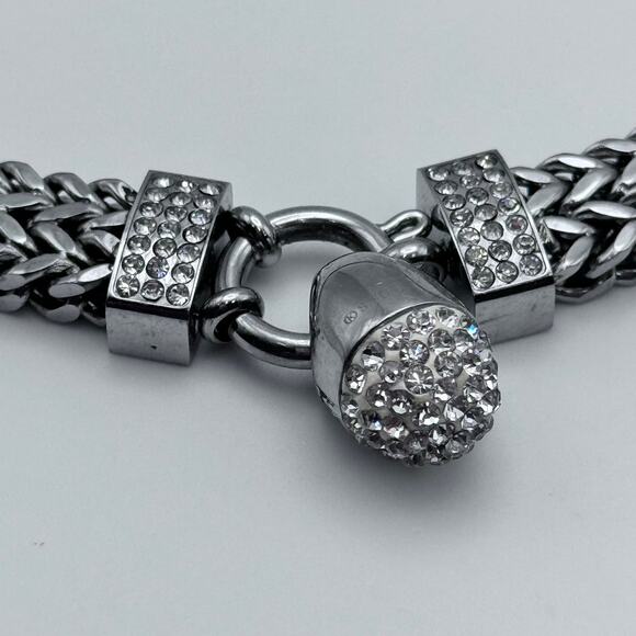 Women’s Stainless Steel Necklace and Earring Set - Picture 3 of 4